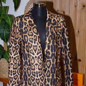 Leopard Blazer